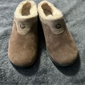 Men's Brown Suede Slip-On Shoes